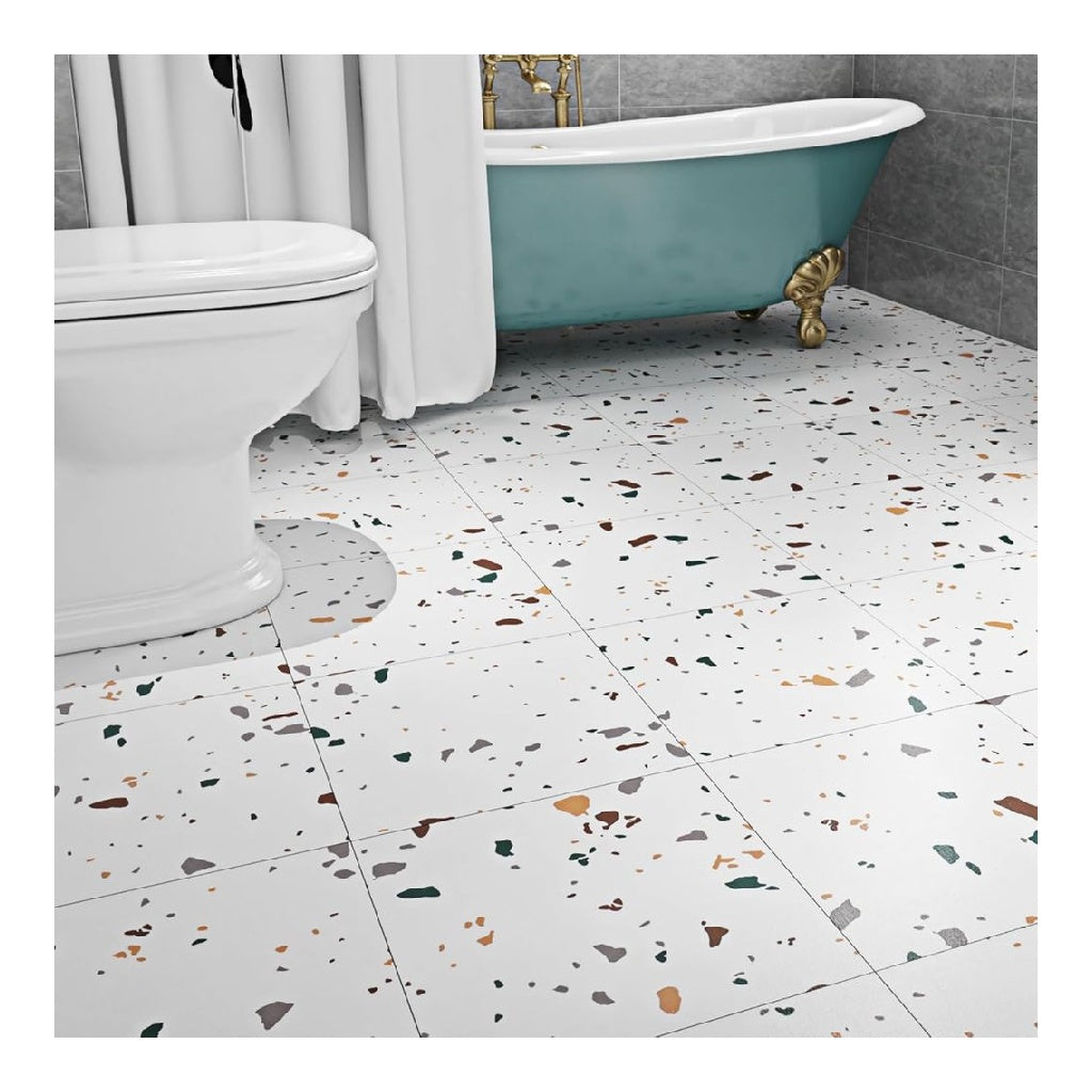 32 Dalles Lino Sol Adhesif 30x30 Dalle PVC Adhesive Sol Carrelage Adhesif Sols Lame PVC Adhesive Revetement de Sols Épais Imperméable Résistant À L’Abrasion destiné à Salle de Bain Cuisine Salon