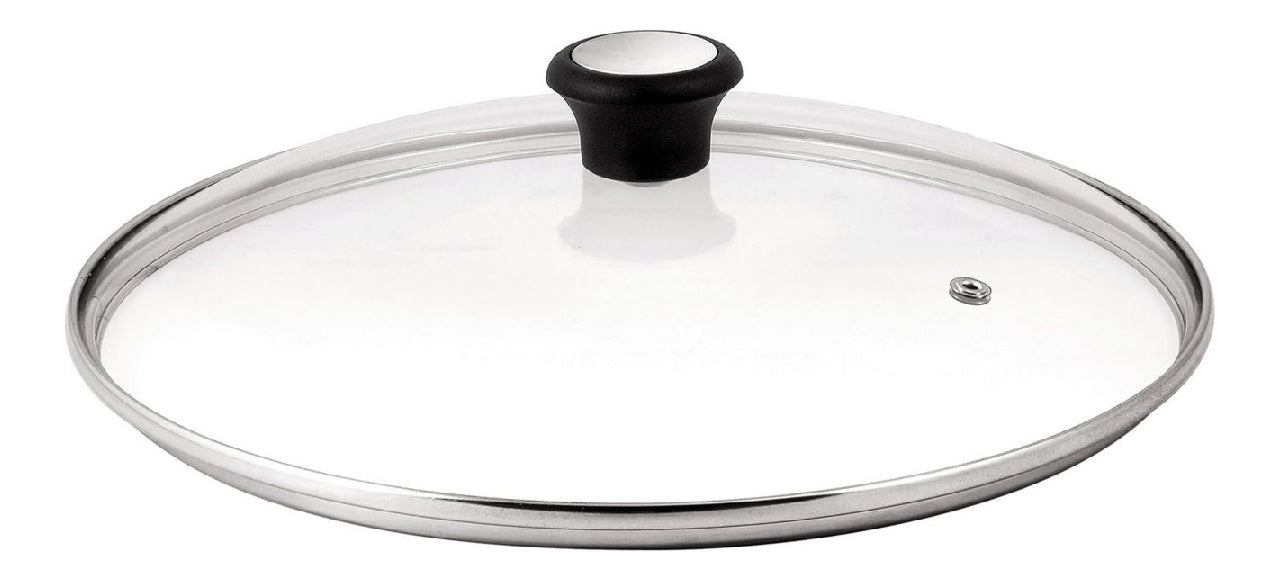 en Couvercle verre compatible Acier inoxydable Plastique Ecru 32 cm